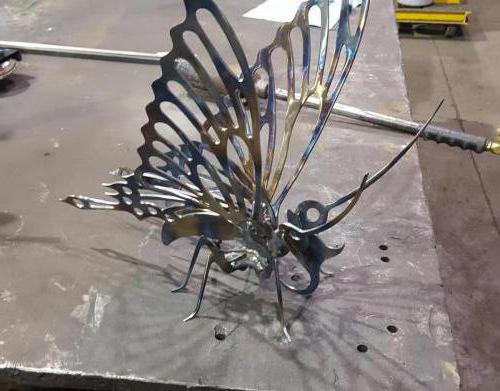 Fabricated Metal Butterfly