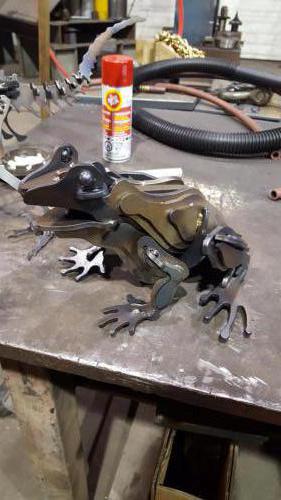 Fabricated Metal Frog